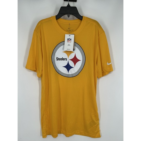Nike Other - Pittsburgh Steelers Nike Dri Fit Short Sleeve Tee T Shirt NFL Yellow Mens Small